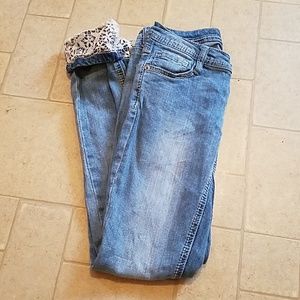 Lace Cuff Jeans
